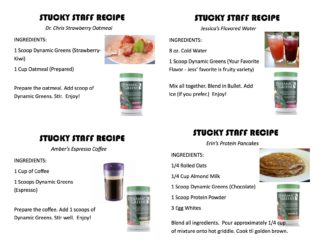 Stucky Staff Recipes